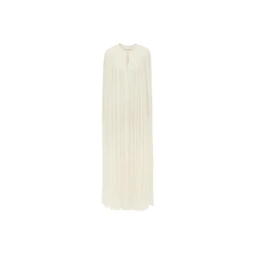Chloe Lower-Impact Wool Gauze Eden White Cloaks Women's Yellow