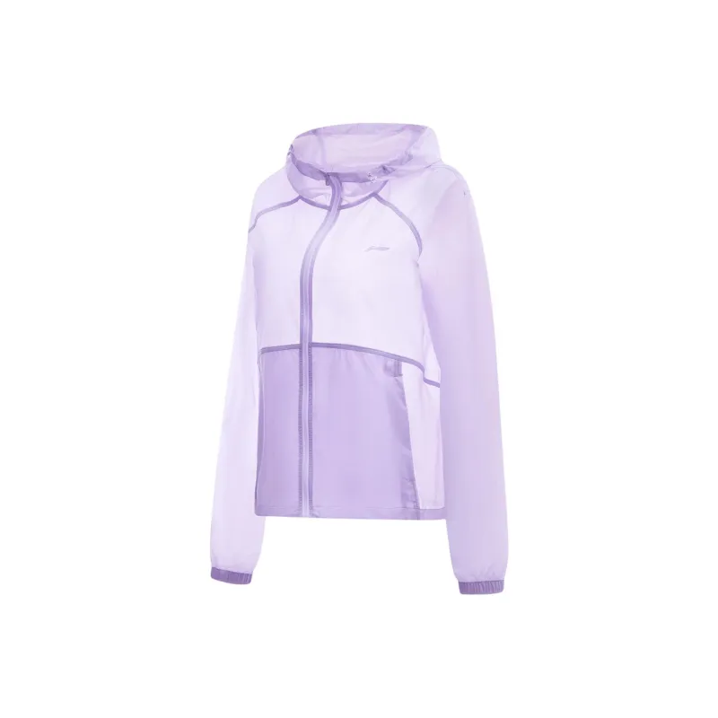 LiNing Fitness Series Water Resistant Sun Protection Clothing Women's Lilac-0