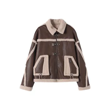 ANDN Puffer Jacket Women's Dark Brown