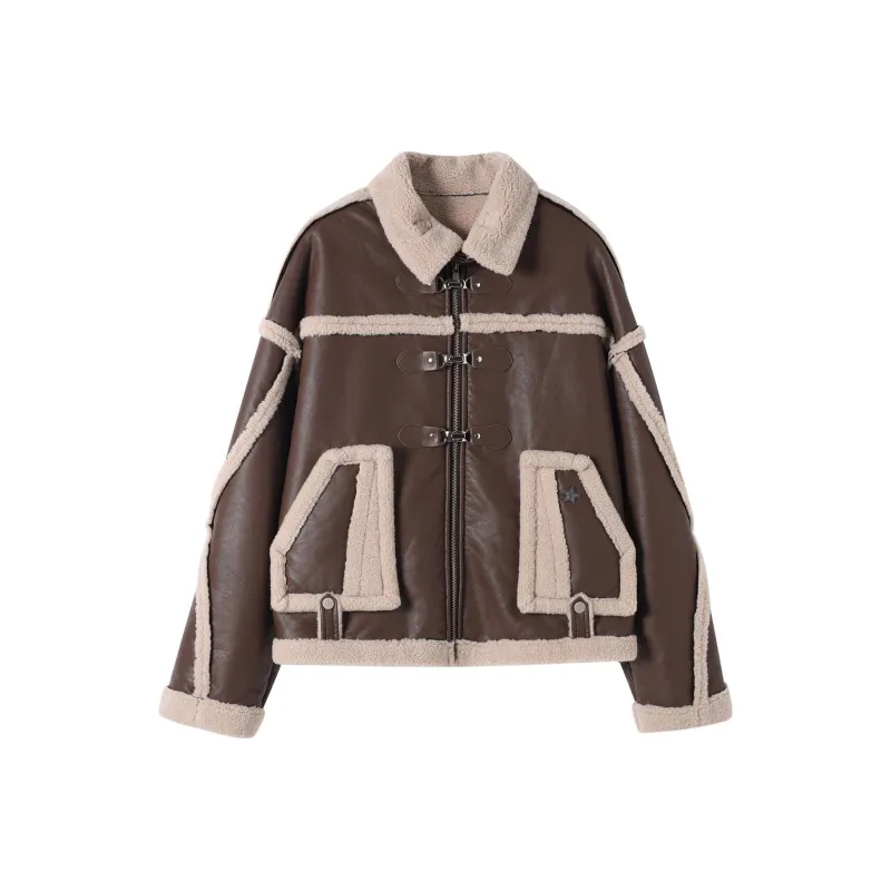 ANDN Puffer Jacket Women's Dark Brown-0