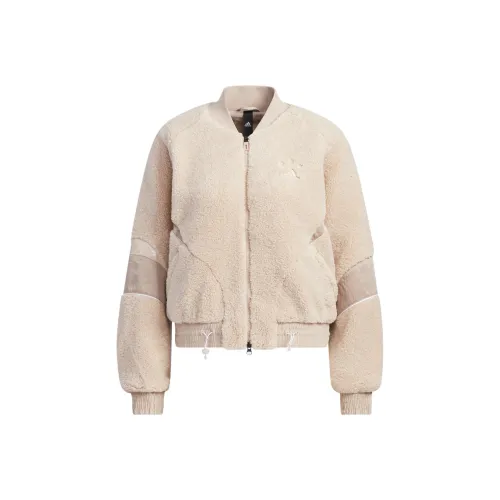 Adidas Cropped Coats Women's Wonder Taupe