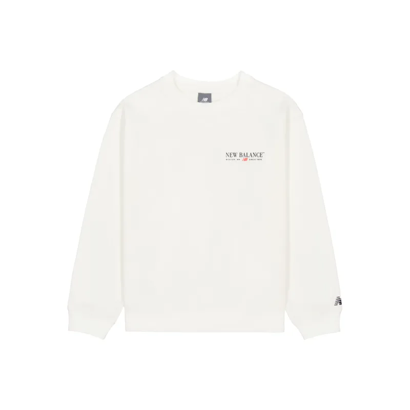 New Balance Sweatshirt Women's Sea Salt White-0
