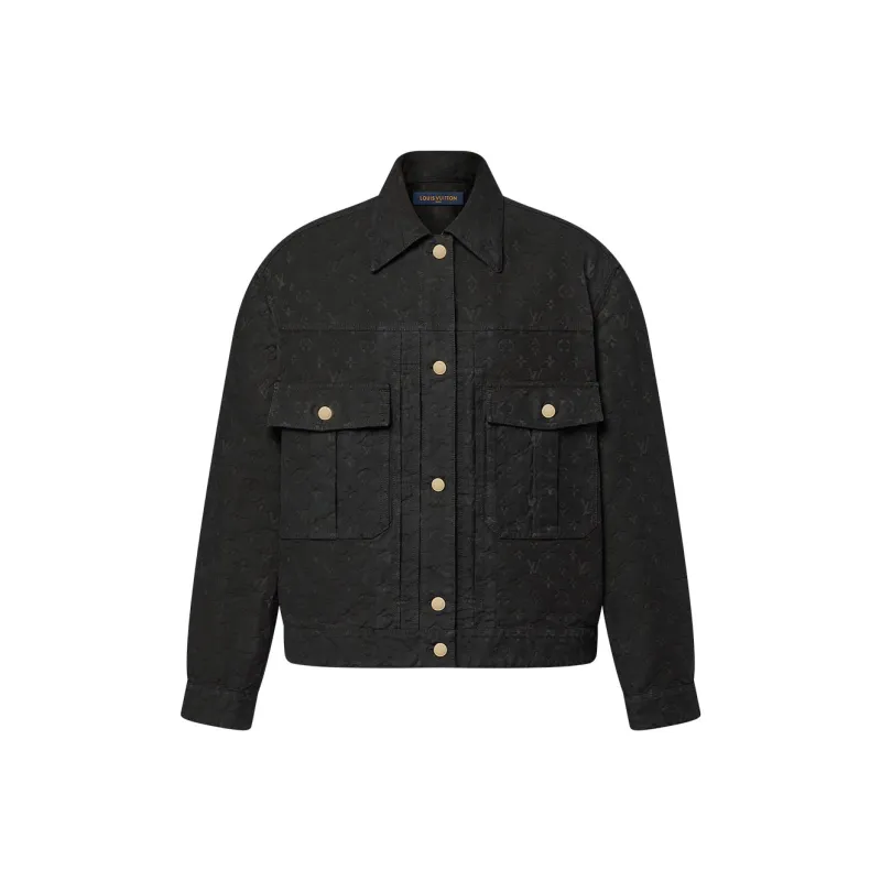 LOUIS VUITTON Monogram Jacquard Denim Jacket-0