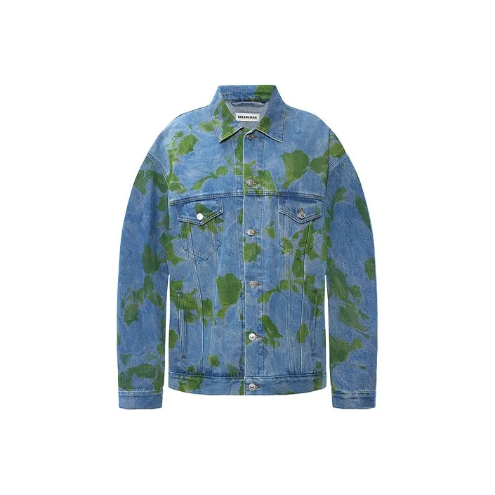 Balenciaga SS21 Denim Jacket Women's Blue-0