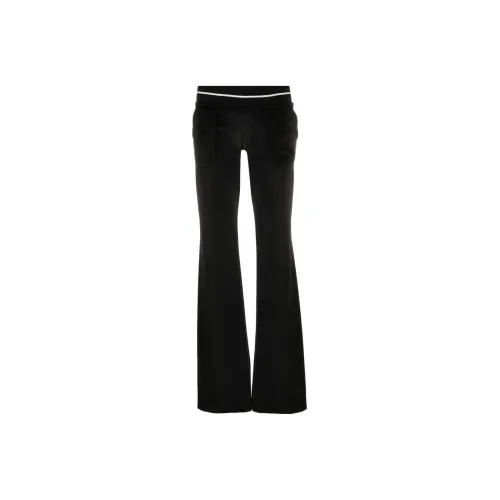 PALM ANGELS Stripe Trim Flared Pants