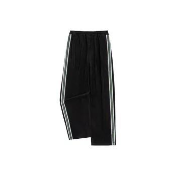 UNRETRO Loose Fit Straight Sports Pants Women's Black
