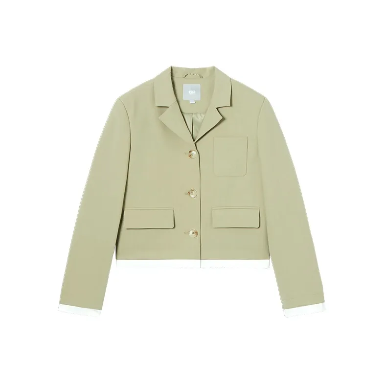 DIALOGUE Business Suits Women's Light Grass Green-0