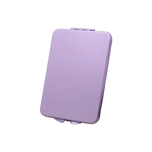JIXUAN Stainless Steel Double Sided Foldable Portable Handheld HD Make Up Mirrors
