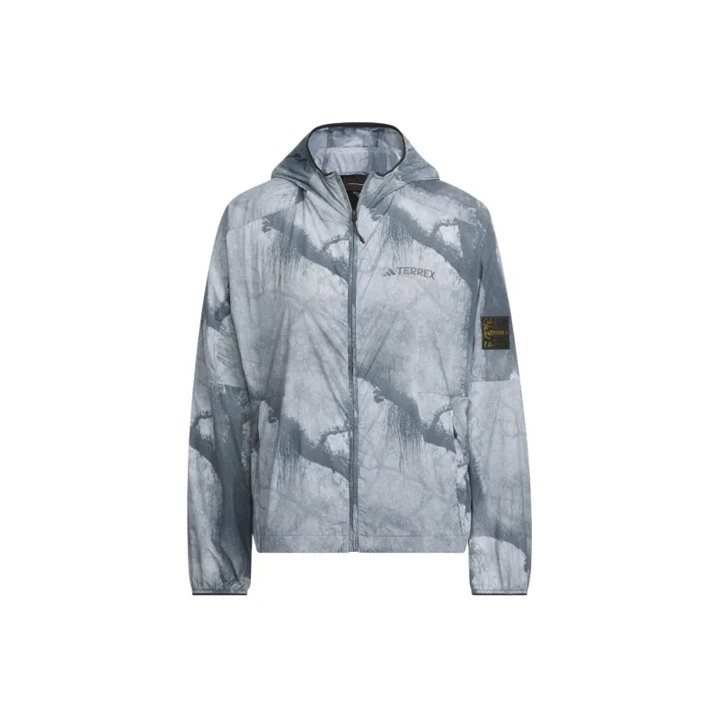Adidas x GUOJIADILI LIANMINGKUAN SS24 Windproof Sun Protection Clothing Women's Gray-0