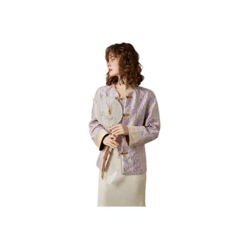 LOUISY AO Cropped Coats Women's Purple