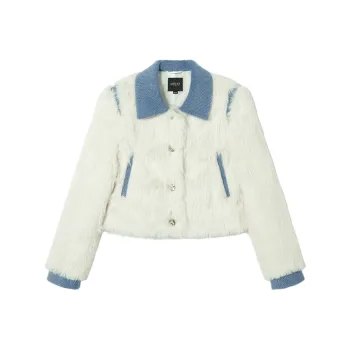 MEETLADY Velvet feel Coat Women's