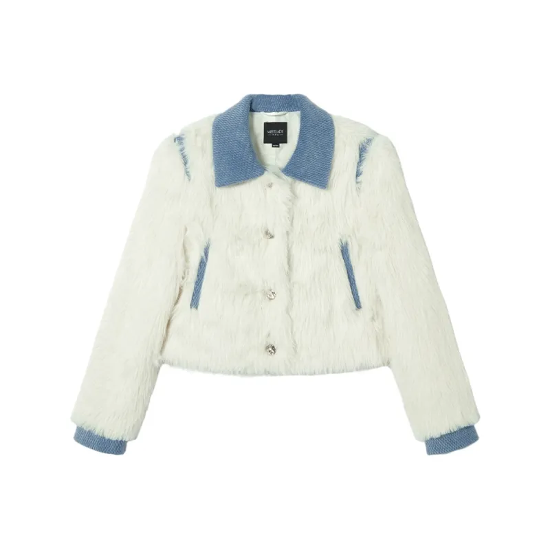 MEETLADY Velvet feel Coat Women's-2