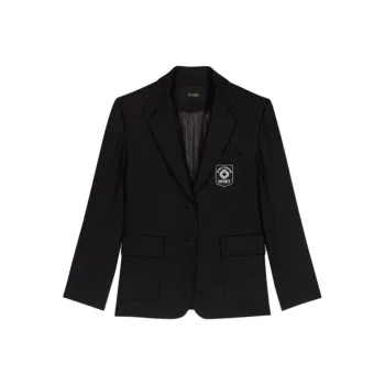 Maje Logo embroidered Blazer
