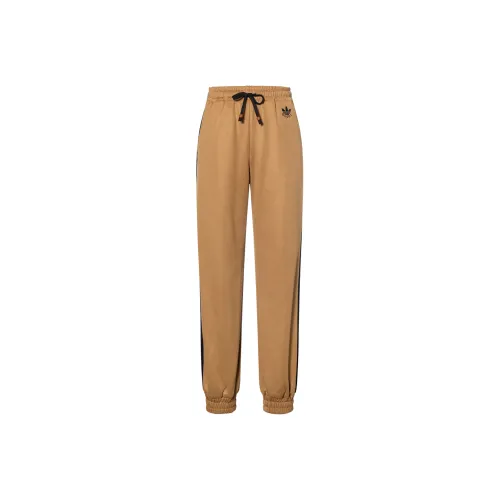 GUCCI x Adidas Knitted Sports Pants Women's Khaki