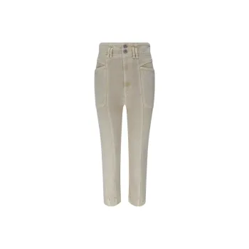 ISABEL MARANT High Rise Cropped Jeans