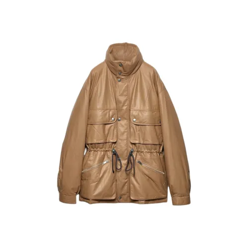 PRADA Down Jacket Women's Camel