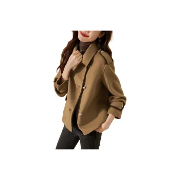Mo Han Yi Mei Coats Women's Camel