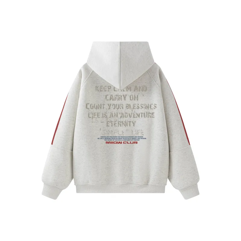 MIIOW Trend Party Series Sweatshirt Unisex Navy Blue-3