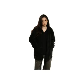 SOLOTARIO Velvet feel Coat Women's Black