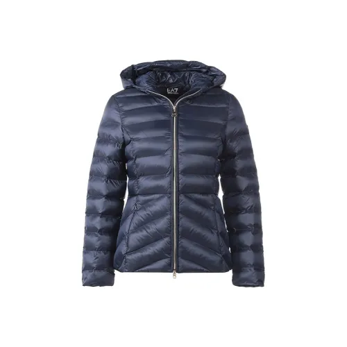 EMPORIO ARMANI EA7 Puffer Jacket Women's Navy
