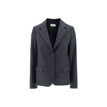 PAROSH Buttoned Long-sleeve Blazer