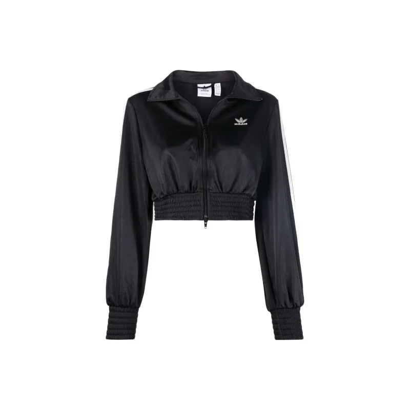 Adidas Originals Cropped Coats Women's Black-0