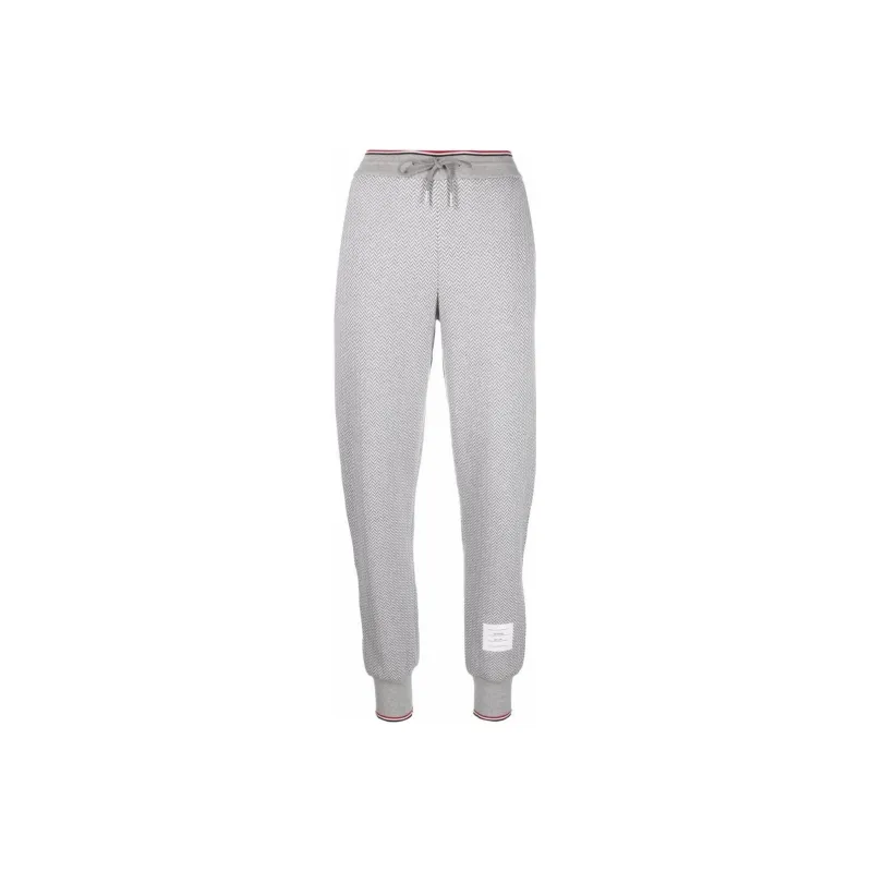 THOM BROWNE Knitted Sweatpants Women's Gray-0