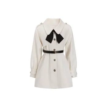 CHIWAWAMEME Cloaks Women's Ivory