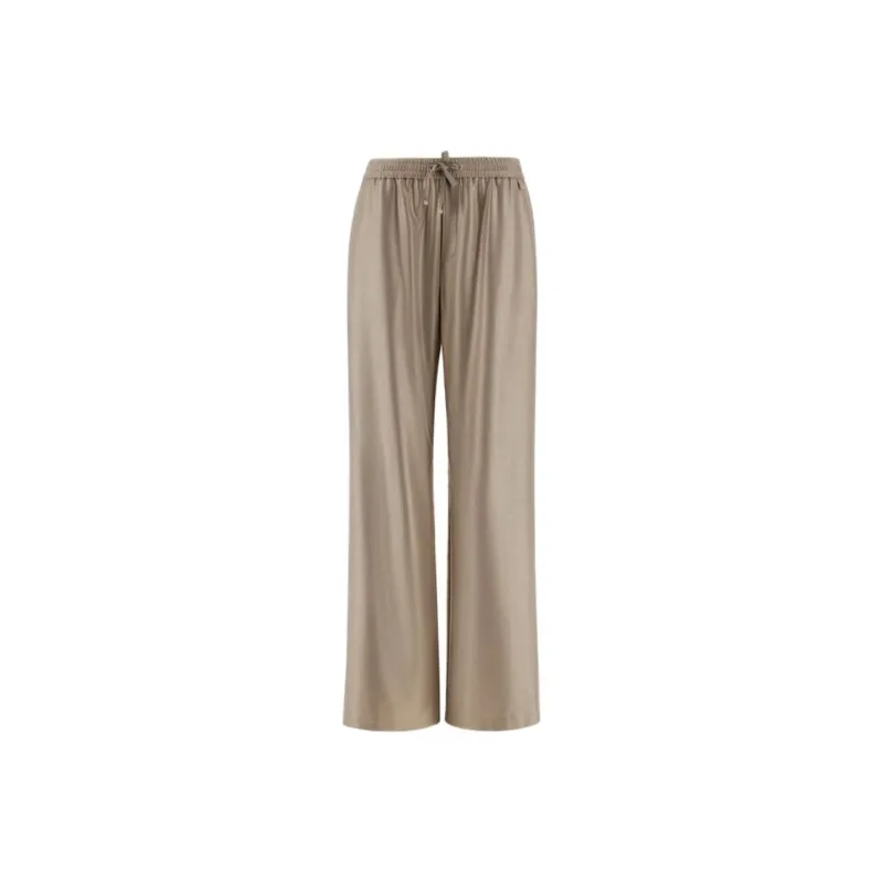 HERNO Drawstring Laminated Trousers-0