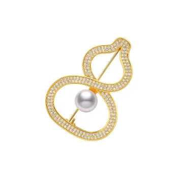 ME LUXE Pearl Brooches Women's