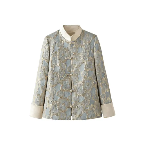 Cypress House Cropped Coat Women's Cyan