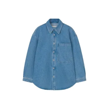 NANUSHKA FW23 Denim Jacket Women's Blue