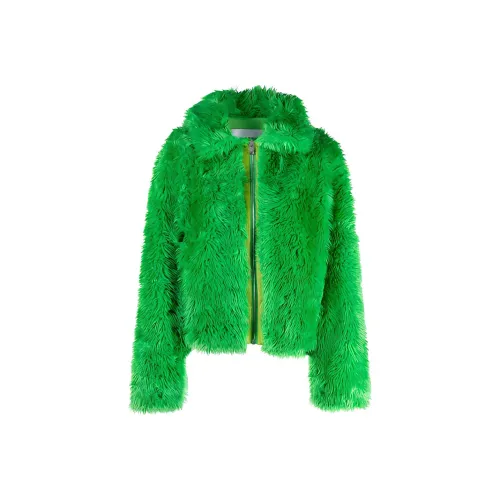 MSGM 그린 여성 모피