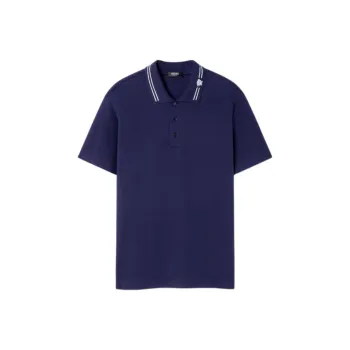 VERSACE Medusa Polo Shirt Men's Blue