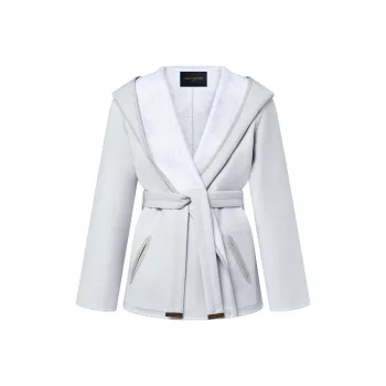 LOUIS VUITTON Coat Women's Gray