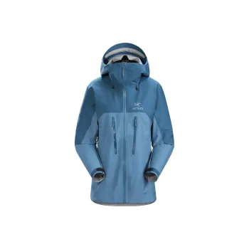 Arcteryx ALPHA AR Outdoor Hiking Waterproof And Windproof Windbreaker Jacket Women's