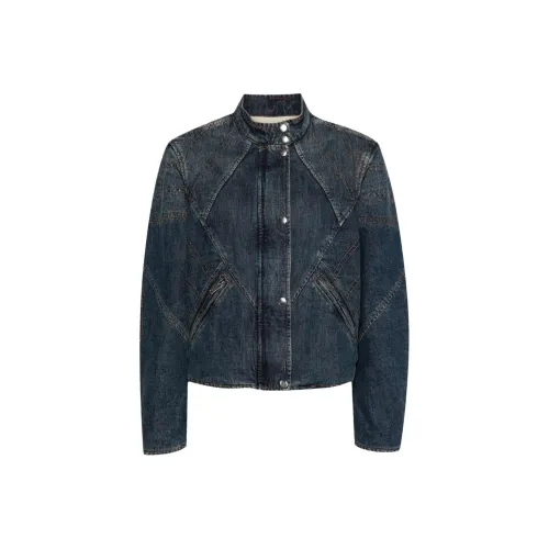 ISABEL MARANT SS24 Denim Jacket Women's Blue