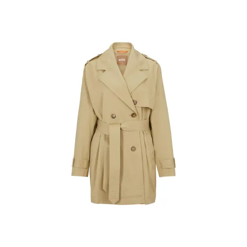 HUGO BOSS SS23 Trench Coat Women's Khaki