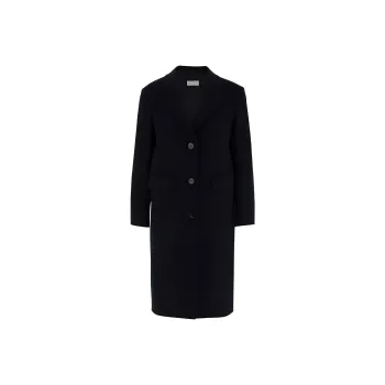 Alberto Biani Single breasted Wool Midi Coat