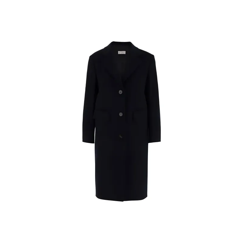 Alberto Biani Single breasted Wool Midi Coat-0