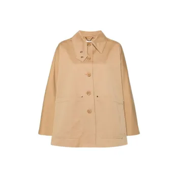 DOROTHEE SCHUMACHER SS24 Cloaks Women's Camel Brown