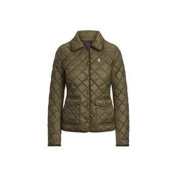 Polo Ralph Lauren Puffer Jackets Women's Dark Green