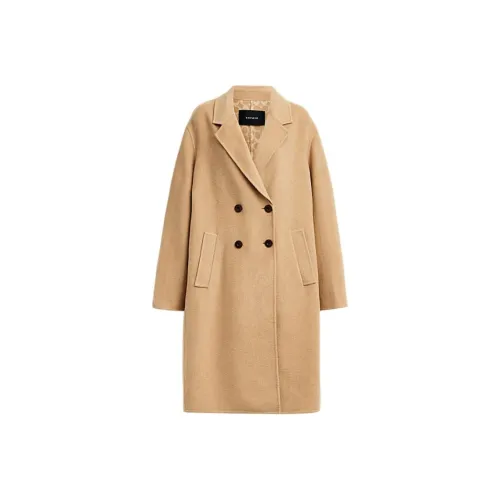 COACH SS24 Coats Women's Almond