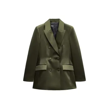 ZARA Business Suit Women's Dark Green