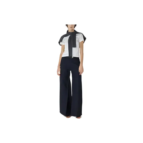 Fax Copy Express Wide Leg Moderate Casual Pants All Unisex Black