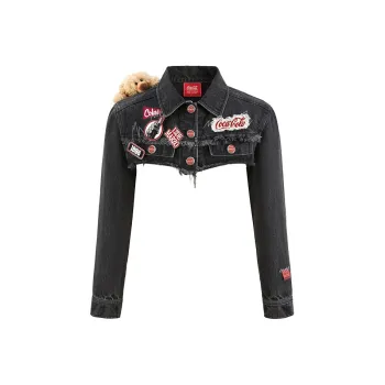 13 DEMARZO Coca Cola Collaboration Collection Denim Jackets Women's