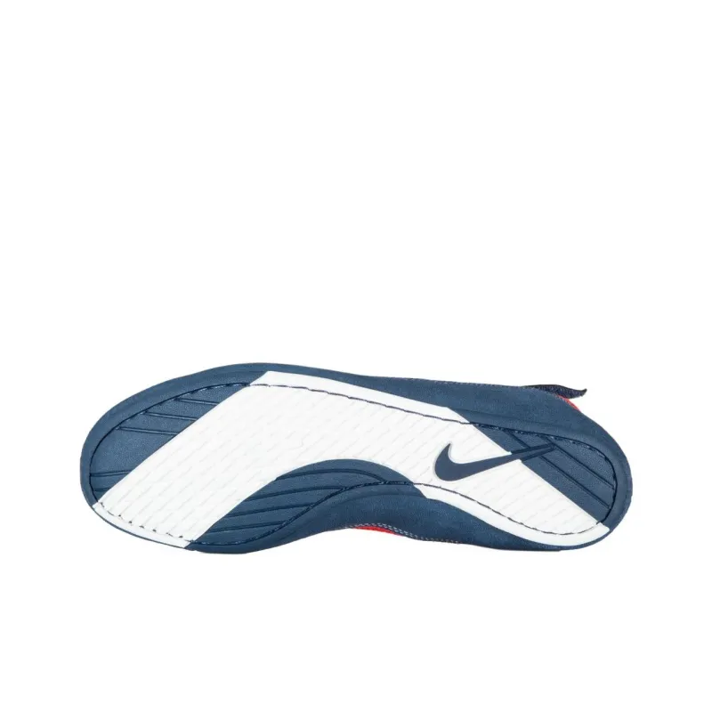 Nike SpeedSweep 7 Anti Slip Wear Resistant High Top Training Shoes Men's Blue Red White-3