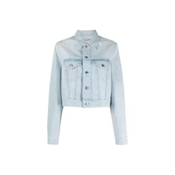 FILIPPA K Cropped Organic Cotton Denim Jacket