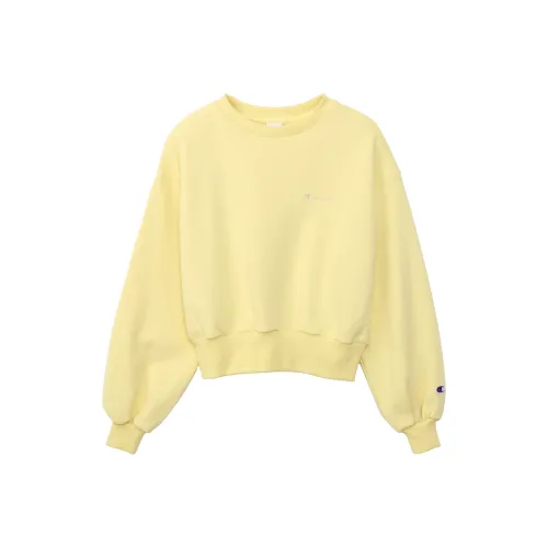 Champion Sweatshirts Women's Yellow