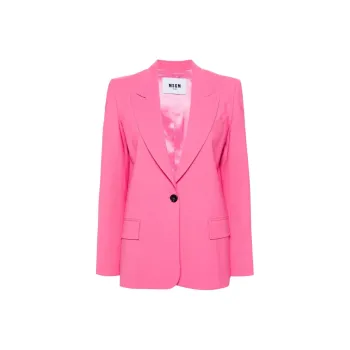 MSGM Single breasted Peak lapels Blazer
